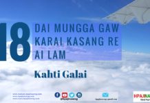 18. DAI MUNGGA GAW KARAI KASANG RE AI LAM