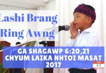 Bible Sunday: Lashi Brang Ring Awng