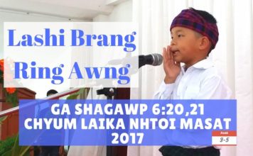 Bible Sunday: Lashi Brang Ring Awng