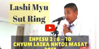 Bible Sunday: Lashi Myu Sut Ring