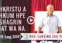 Bible Study: Hkristu A Hkum Hpe Shagrin Jat Wa Na – Daw 2